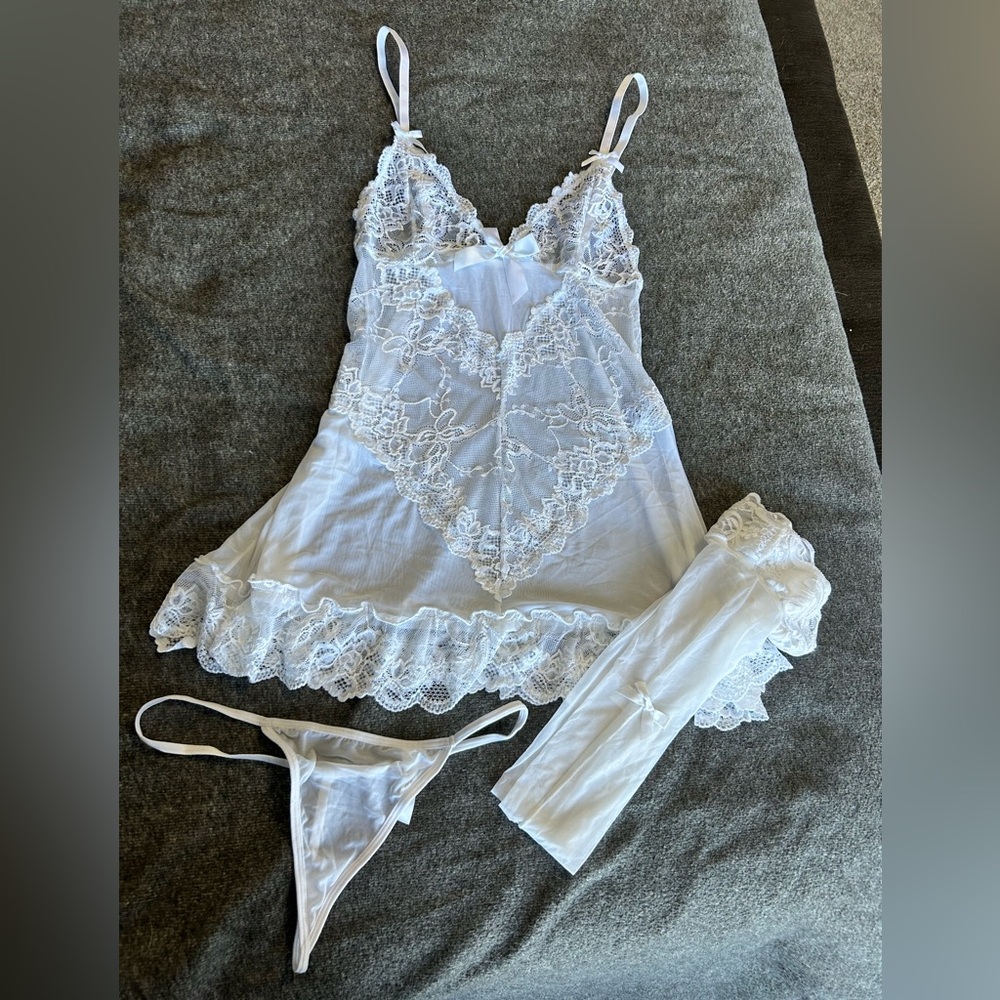 White Lingerie Set